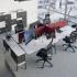 Bureau open space flex-office coworking bureau tables hautes, gamme Fundy - France Bureau